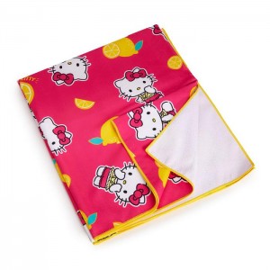 Red Hello Kitty Hello Kitty Pink Lemonade Beach Towel | NZ_HK29375