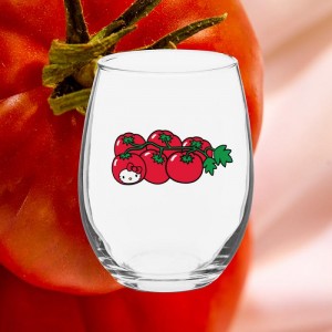 Red Hello Kitty Hello Kitty Tomato Glass Tumbler | NZ_HK11290
