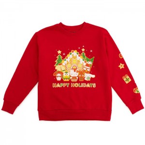 Red Hello Kitty Hello Kitty and Friends x JapanLA Gingerbread Holiday Sweater | NZ_HK14235