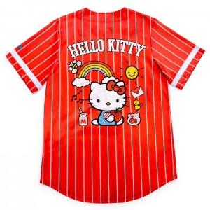 Red Hello Kitty Hello Kitty x JapanLA Baseball Jersey | NZ_HK68909