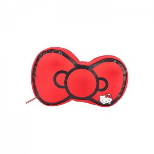 Red Hello Kitty Hello Kitty x LeSportsac Ribbon Cosmetic Clutch (Style Essential) | NZ_HK48216