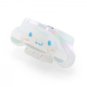 White Hello Kitty Cinnamoroll Iridescent Mini Hair Clips (Set of 4) | NZ_HK31415