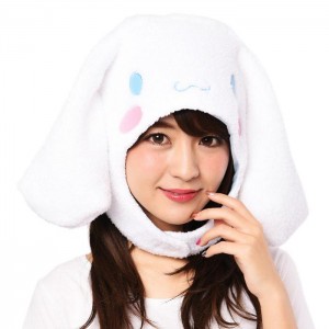 White Hello Kitty Cinnamoroll Kigurumi Hat | NZ_HK66696