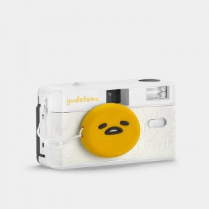 White Hello Kitty Gudetama Lazy Egg FC-11 35mm Camera | NZ_HK61769