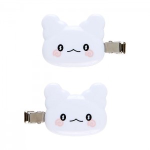 White Hello Kitty Hanamaruobake Mini Hair Clip Set | NZ_HK65256