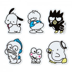 White Hello Kitty Hapidanbui Sticker Pack (Bad Badtz-maru 30th Anniversary Series) | NZ_HK45955