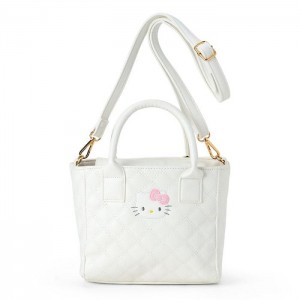White Hello Kitty Hello Kitty 2-Way Mini Quilted | NZ_HK26699