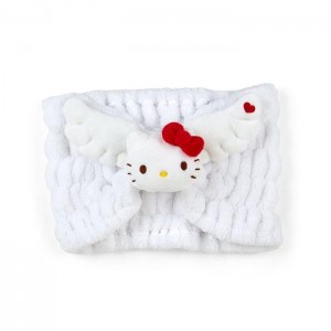 White Hello Kitty Hello Kitty Angel Wings Plush Headband | NZ_HK92866