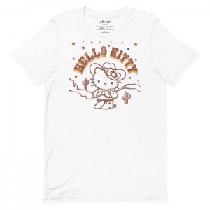White Hello Kitty Hello Kitty Desert Rodeo Tee | NZ_HK36025