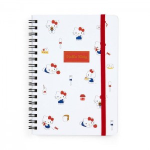 White Hello Kitty Hello Kitty Lined Notebook (Elastic Closure) | NZ_HK97973