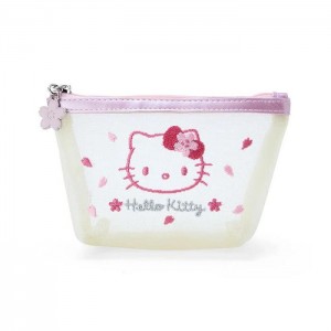 White Hello Kitty Hello Kitty Mesh Zipper (Pink Sakura Series) | NZ_HK64929