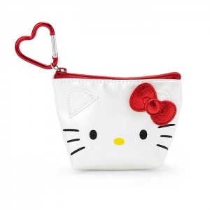 White Hello Kitty Hello Kitty Mini Metallic Zipper | NZ_HK96804