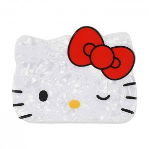 White Hello Kitty Hello Kitty Winking Hair Clip | NZ_HK78732