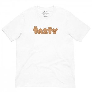 White Hello Kitty Hello Kitty and Friends Tasty Biscuit Tee | NZ_HK49332