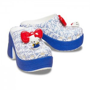 White Hello Kitty Hello Kitty x Crocs Adult Siren Heeled Clog | NZ_HK16761