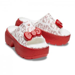 White Hello Kitty Hello Kitty x Crocs Adult Stomp Slide | NZ_HK29106