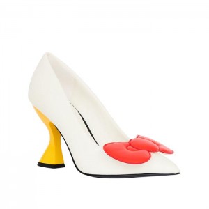 White Hello Kitty Hello Kitty x Katy Perry Bow Heel (White) | NZ_HK83926