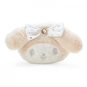 White Hello Kitty My Melody Plush Zipper (Winter Star Series) | NZ_HK14803