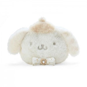 White Hello Kitty Pompompurin Plush Zipper (Winter Star Series) | NZ_HK96801