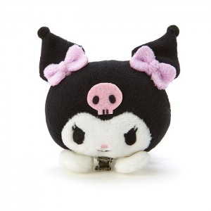 White / Black Hello Kitty Kuromi Plush Hair Clip | NZ_HK58796