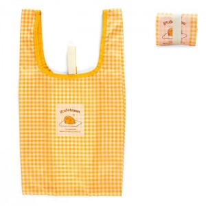 Yellow Hello Kitty Gudetama Gingham Reusable | NZ_HK49125