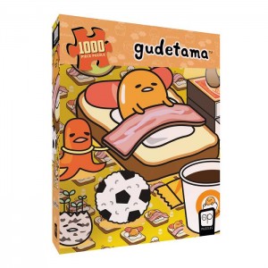 Yellow Hello Kitty Gudetama Work From Bed 1000-pc Puzzle | NZ_HK48878