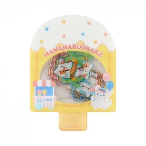 Yellow Hello Kitty Hanamaruobake Summer 30-Pc Popsicle Mini Sticker Pack | NZ_HK70450