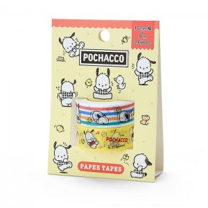 Yellow Hello Kitty Pochacco 2-Piece Washi Tape Set | NZ_HK53729