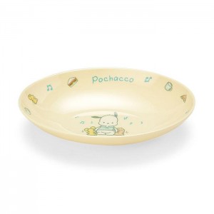 Yellow Hello Kitty Pochacco Oval Melamine Plate | NZ_HK95280