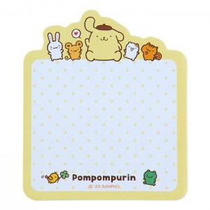 Yellow Hello Kitty Pompompurin Besties Sticky Notes | NZ_HK92350