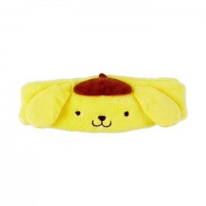 Yellow Hello Kitty Pompompurin Plush Headband | NZ_HK98543