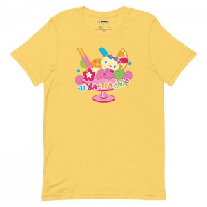 Yellow Hello Kitty U*SA*HA*NA Fruit Sundae Tee | NZ_HK15257