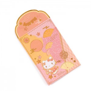 Yellow / Pink Hello Kitty Hello Kitty 4-pc Enclosure Envelopes (3D Pop-Up) | NZ_HK97521